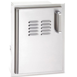 Fire Magic Echelon Single Access Door with Tank Tray & Louvers (Right or Left Swing)