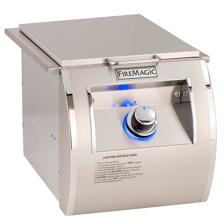 2020 Fire Magic Echelon Diamond Single Side Burner BuiltIn