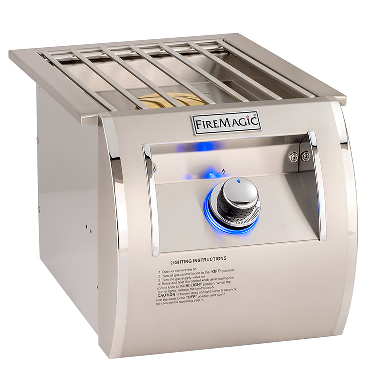 2020 Fire Magic Echelon Diamond Single Side Burner BuiltIn
