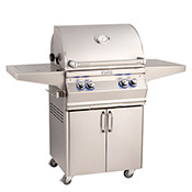 Fire Magic Aurora A430 Analog Portable Grill with Single Side Burner (Optional Rotisserie)