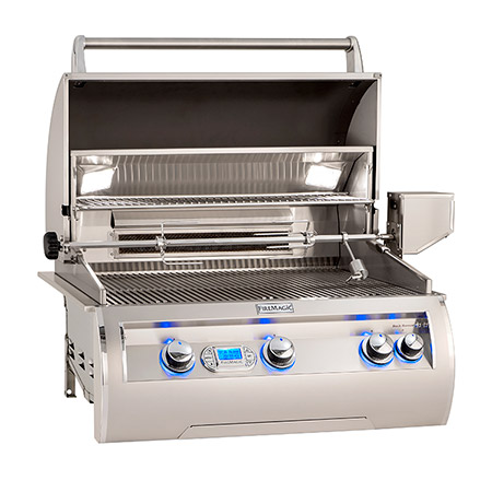 Fire Magic Echelon Diamond Series E660 Built-In Grill with Rotisserie