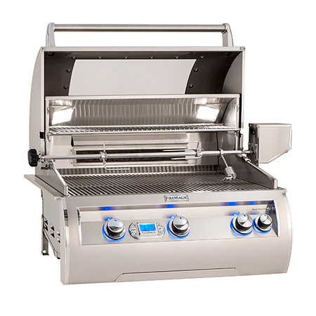Fire Magic Echelon Diamond Series E660 Built-In Grill with Rotisserie