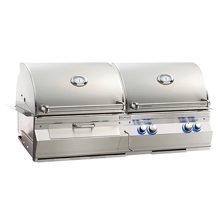 Fire Magic Aurora A830 Combo Gas/Charcoal Built-In Grill