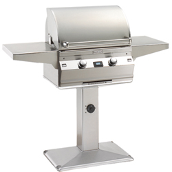 Fire Magic Aurora A430 Patio Post Mount Grill (Optional Rotisserie)