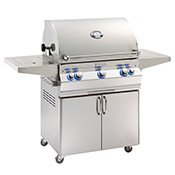 Fire Magic Aurora A660 Analog Portable Grill with Single Side Burner (Optional Rotisserie)