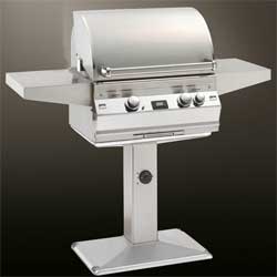Fire Magic Aurora A430 Patio Post Mount Grill (Optional Rotisserie)
