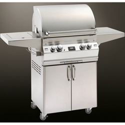 Fire Magic Aurora A430 Portable Grill with Side Burner (Optional Rotisserie)