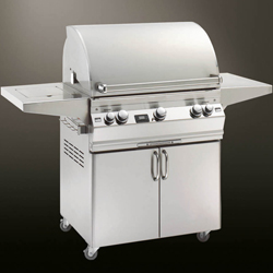 Fire Magic Aurora A540 Portable Grill with Side Burner (Optional Rotisserie)