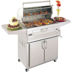 Fire Magic Charcoal 24" Portable Barbecue Grill with Oven Hood