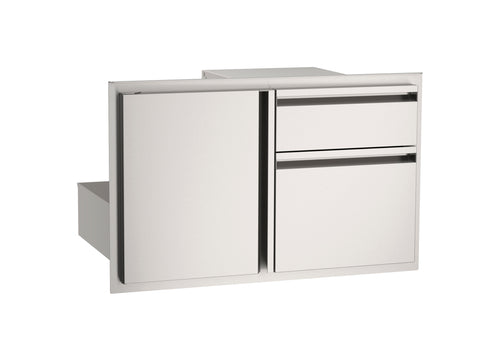 Fire Magic Select Series Single Access Door with Double Drawers