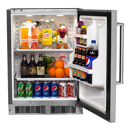 Fire Magic Outdoor Rated Refrigerator Door Open