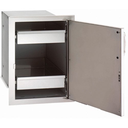 Fire Magic Echelon Flush Single Access Door with Dual Drawers (Right or Left Swing)