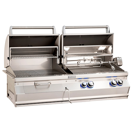 Fire Magic Aurora A830 Combo Gas/Charcoal Built-In Grill