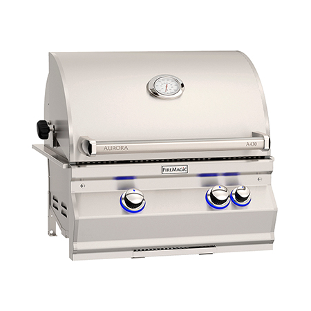 Fire Magic Aurora A430 Built-In Grill (Optional Rotisserie)