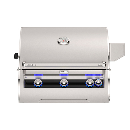 Fire Magic Analog Echelon Diamond Series E660 Built-In Grill with Rotisserie