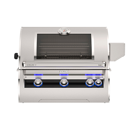 Fire Magic Analog Echelon Diamond Series E660 Built-In Grill with Rotisserie