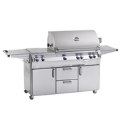 Fire Magic Analog Echelon Diamond Series E790 Cabinet Grill with Double Side Burner