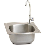 Fire Magic Stainless Steel Sink 15" x 15" x 6" & Faucet Set