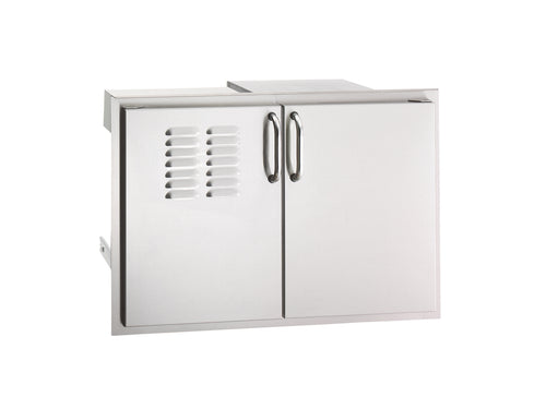 Fire Magic Aurora Double Access Doors with Dual Drawers & Tank Tray